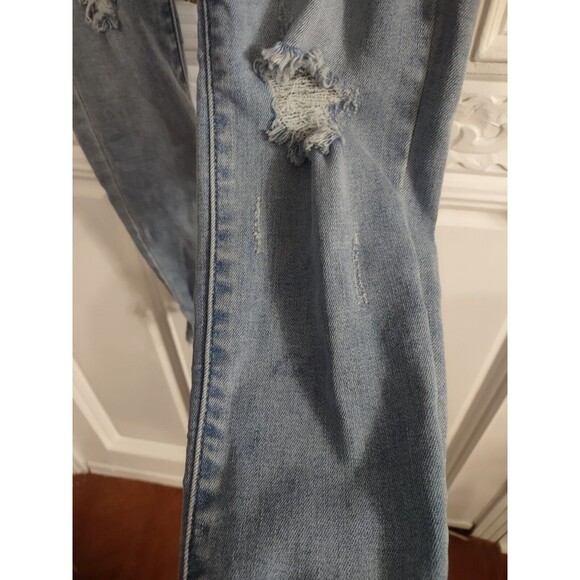 Judy Blue Women’s Skinny Fit Frayed Hem Jeans Size 25 Distressed Cropped - Picture 4 of 10